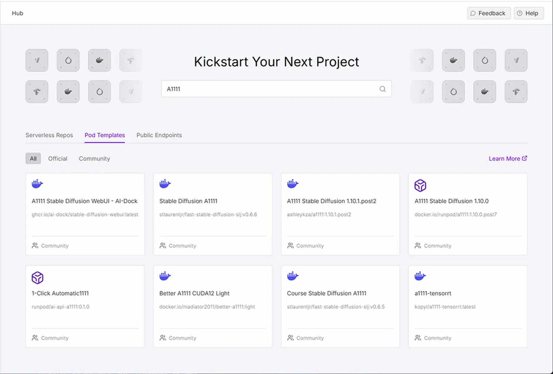 A1111のテンプレート