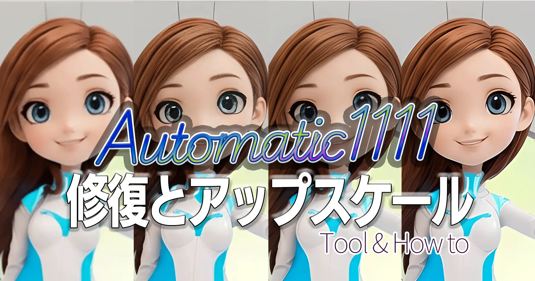 Automatic1111での画像修復とアップスケール