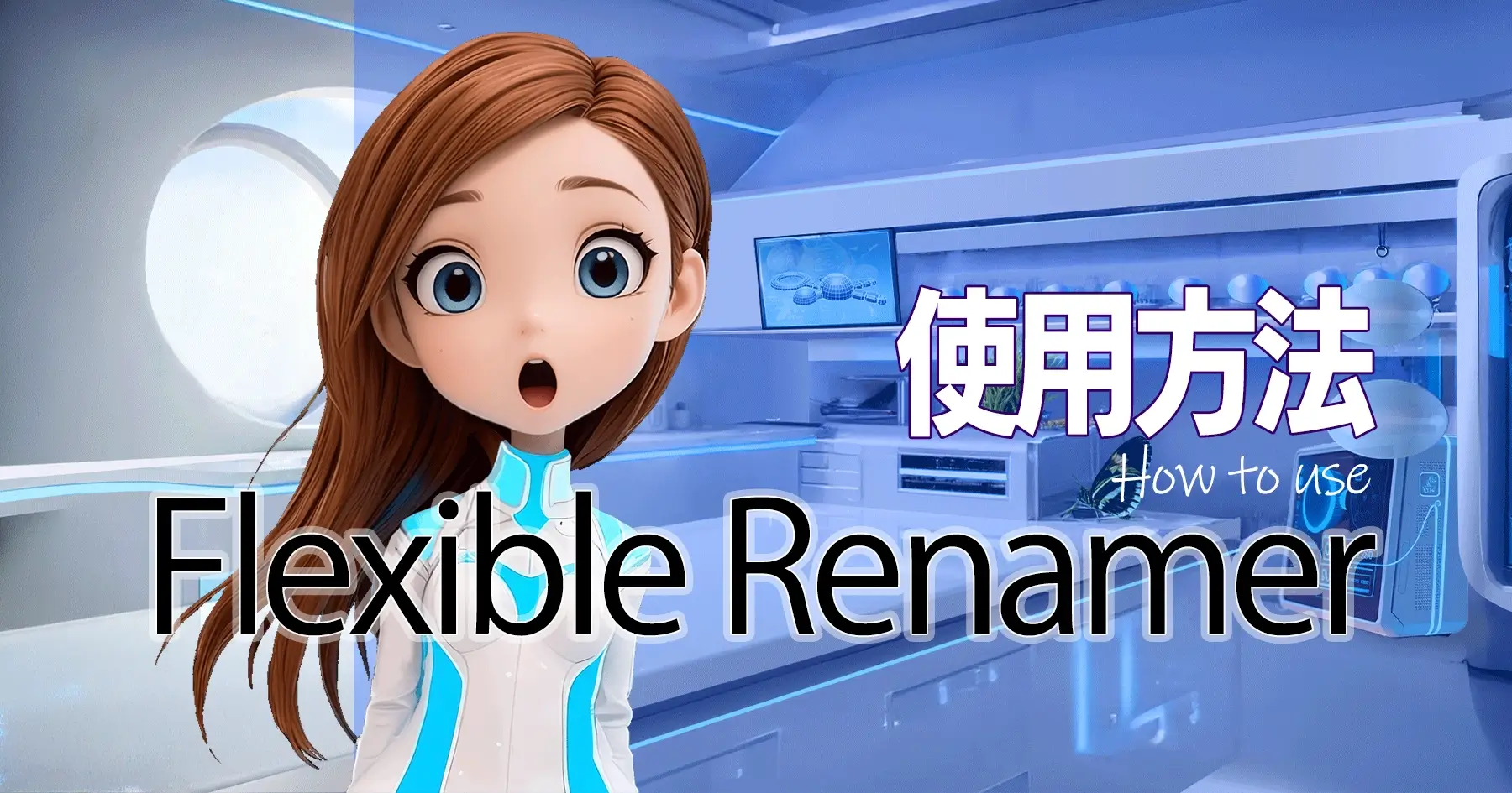 Flexible Renamerのインストールとファイルを連番に変換する方法