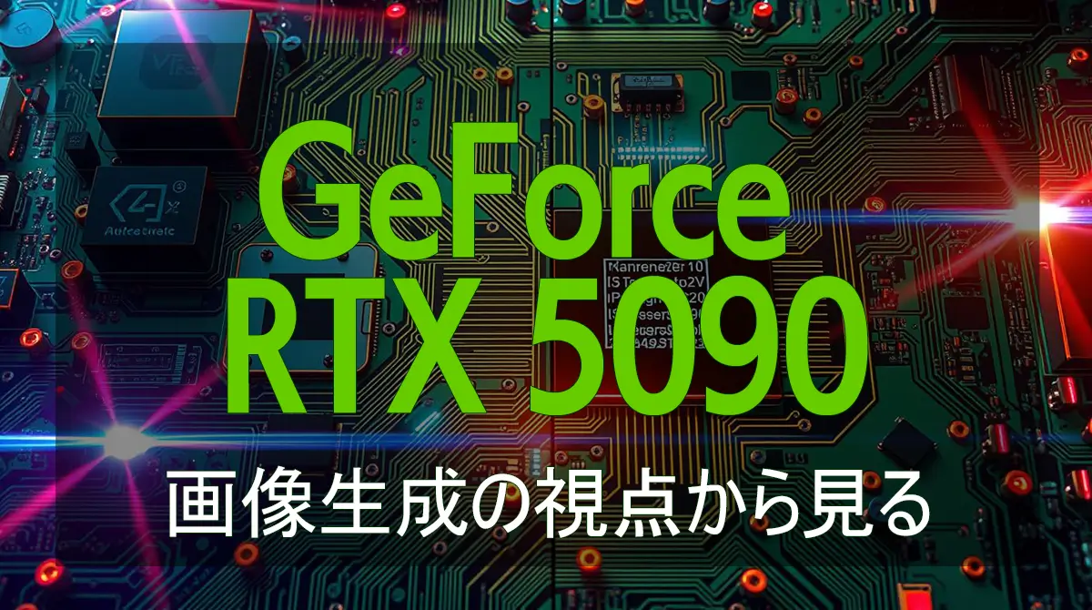 画像生成の支店から見たGe Force RTX 5090