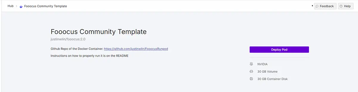 Fooocus Community Template(Fooocus 2.5.5)