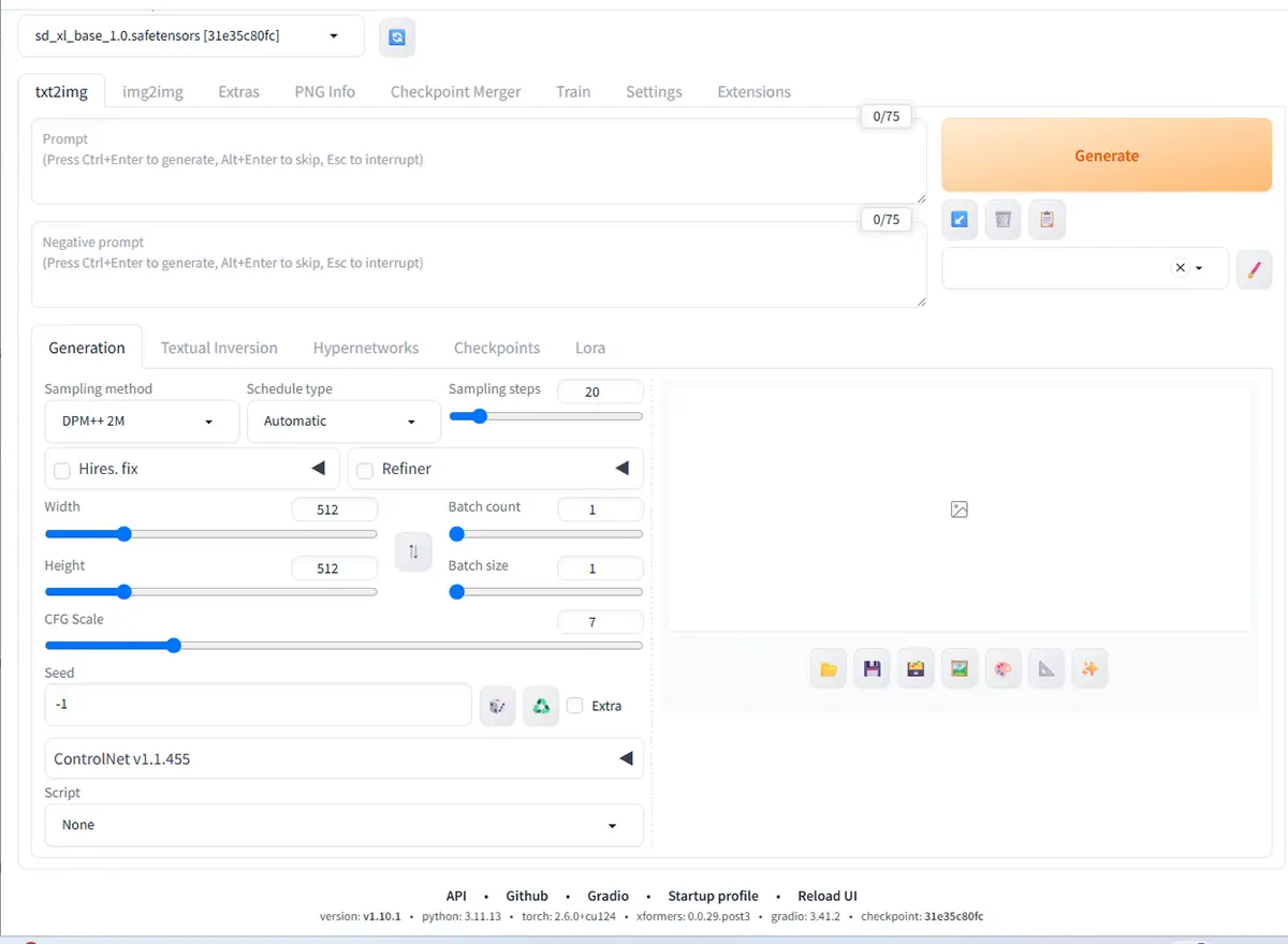 Google ColabでWebUIを開く