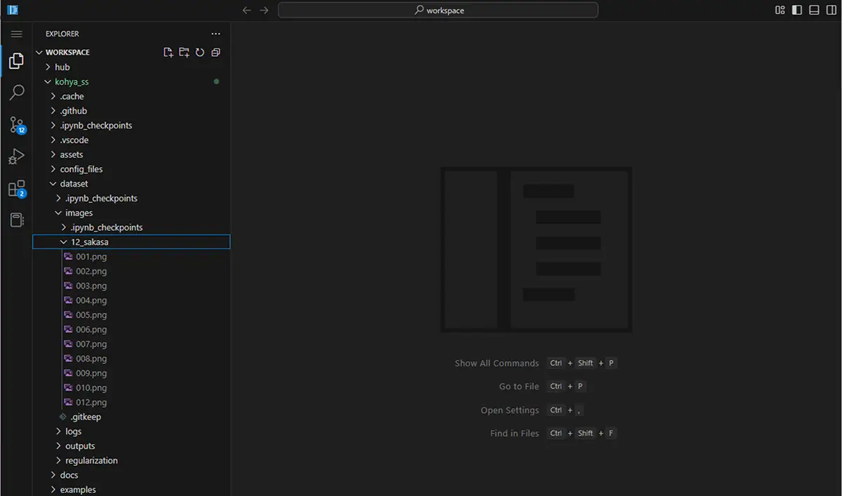 JupiterLabでアップしたファイルはworkspaceでも反映される