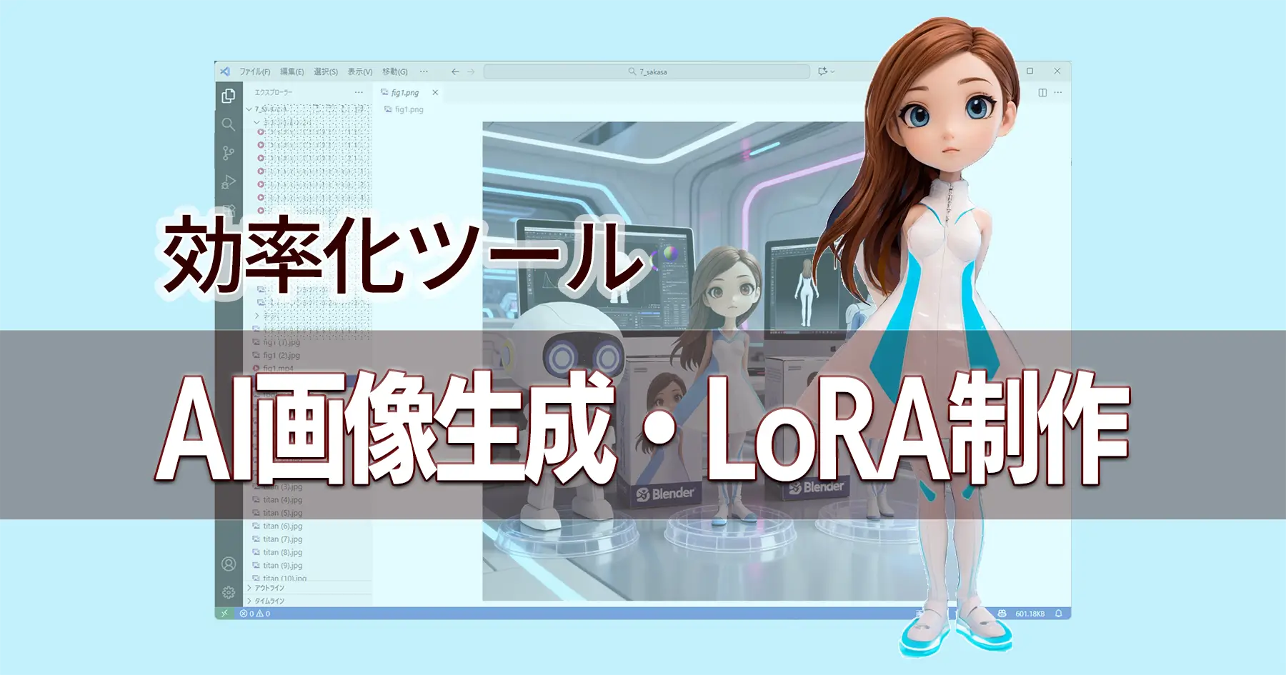 AI画像生成・LoRA学修効率化ツール