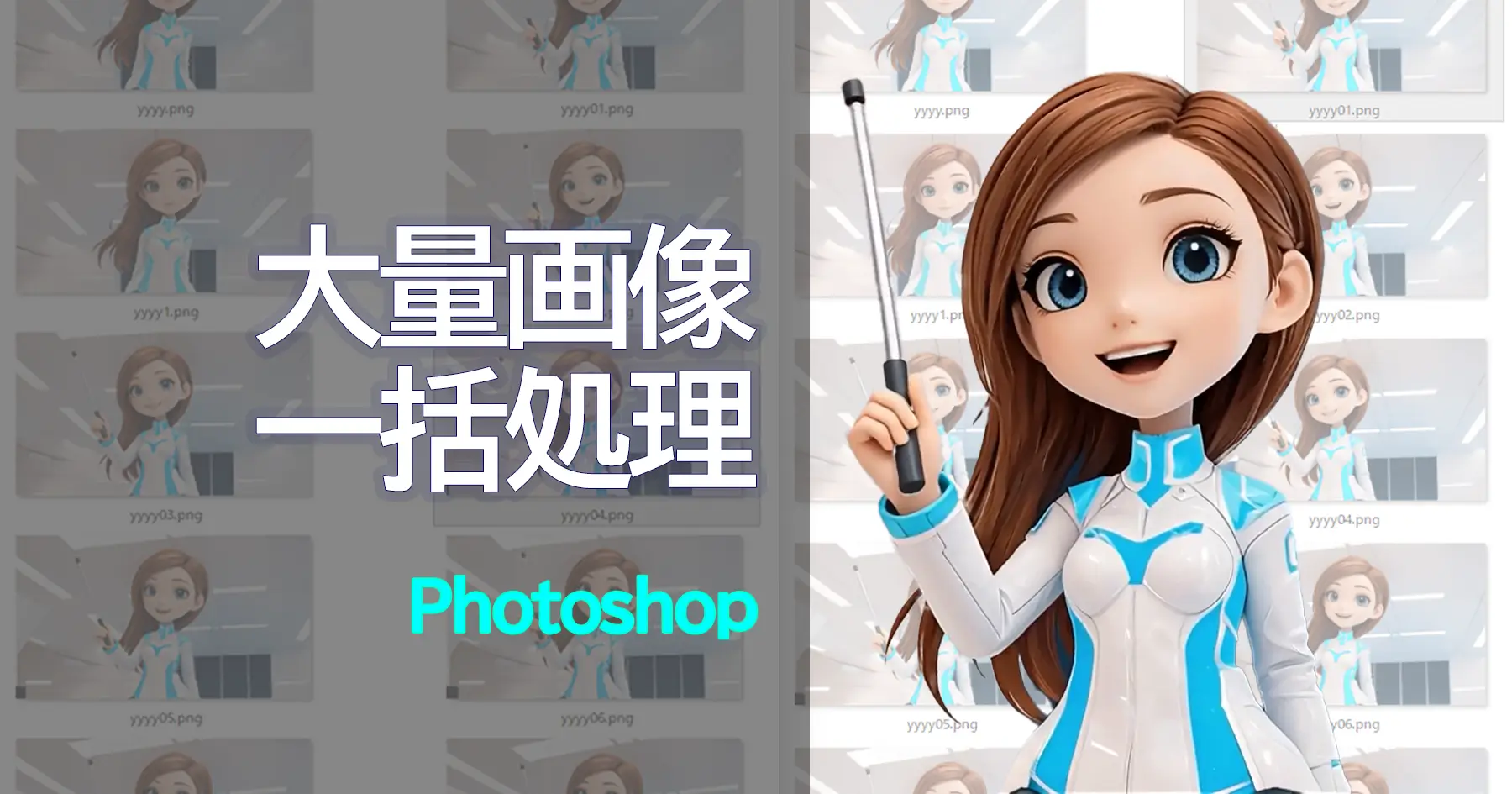 大量画像一括編集